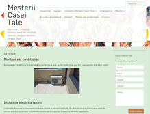 Tablet Screenshot of mesteriicaseitale.ro